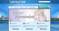 Desktop Screenshot of kawvalleybank.com